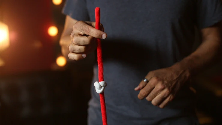 Amazing Acrobatic Knot with extra knot Red and White (Gimmicks and Online Instructions) by Daryl - Trick - Image 5