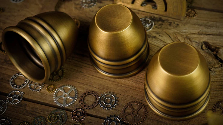 Artistic Combo Cups and Balls (Brass) by TCC - Trick - Image 3