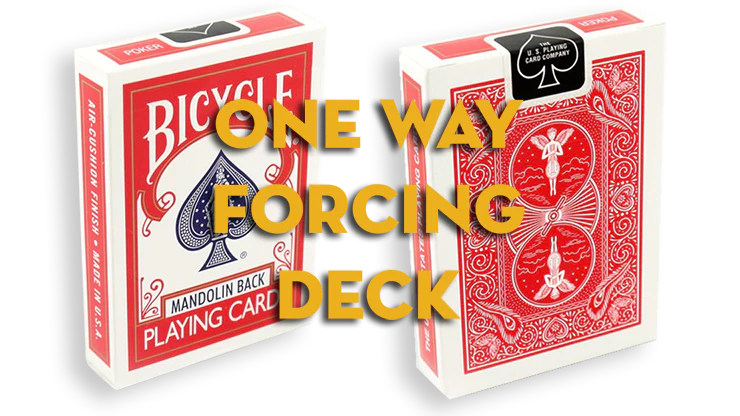 Assorted Mandolin Red One Way Forcing Deck (assorted values)