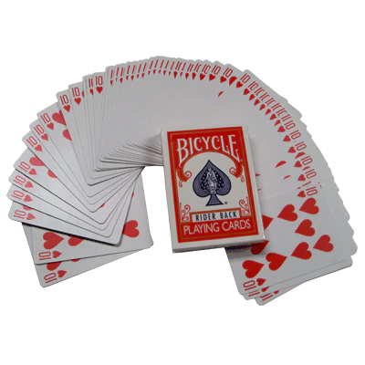 Assorted Red Back Bicycle One Way Forcing Deck (assorted values) - Image 2