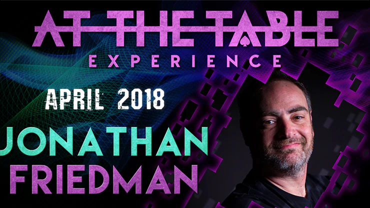 At The Table Live Lecture - Jonathan Friedman April 4th 2018 - Video Download