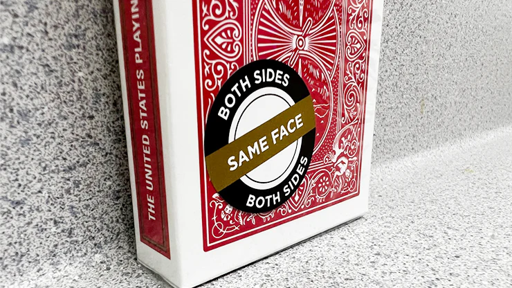 Bicycle 2 Faced Red Tuck (Mirror Deck Same on both sides) Playing Card - Image 2