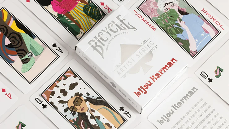 Bicycle Bijou Karman Purp/Red Box Set by US Playing Cards - Image 4