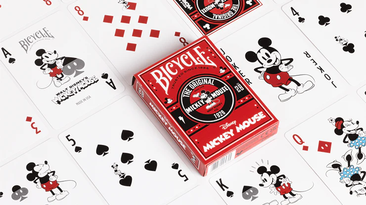 Bicycle Disney Classic Mickey Mouse (Red) by US Playing Card Co. - Image 5
