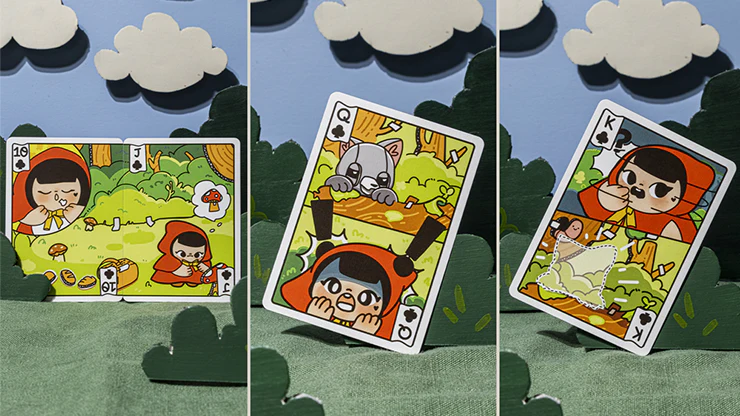 Bicycle Paper Royals Red Riding Hood Playing Cards by RunIt Decks - Image 3