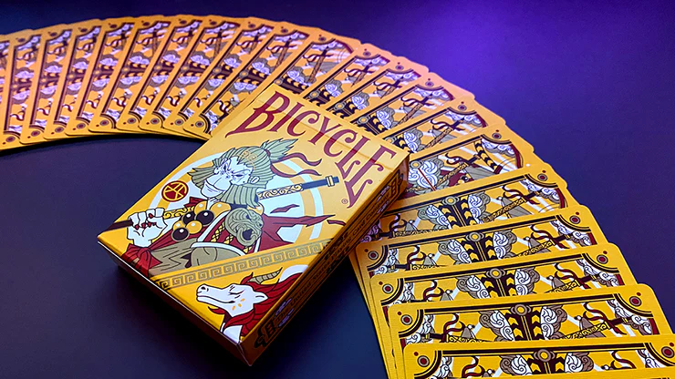 Bicycle Wukong Rebellion (Yellow) Playing Cards - Image 3