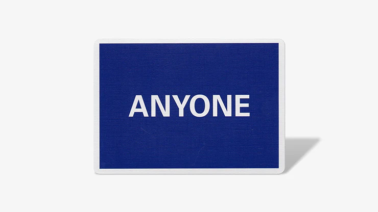 Cap Logo (Navy) ANYONE Playing Cards - Image 5