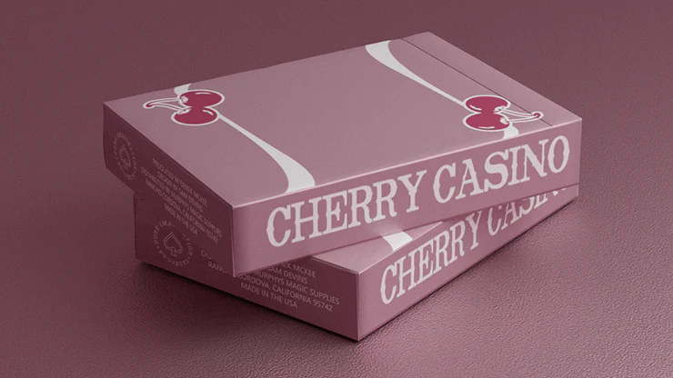 Cherry Casino (Flamingo Quartz Pink) Playing Cards By Pure Imagination Projects - Image 2