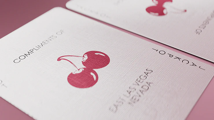 Cherry Casino (Flamingo Quartz Pink) Playing Cards By Pure Imagination Projects - Image 4