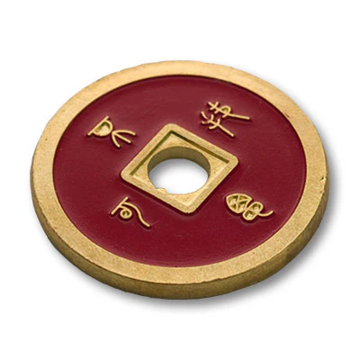 Chinese Coin (CH0019) Black & Red by Tango Magic - Tricks - Image 3