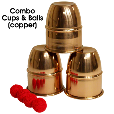 Combo Cups & Balls (Copper) by Premium magic - Trick