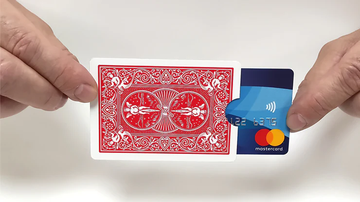 Credit Card Holder (Made from Blue Bicycle cards) by Joker Magic - Trick - Image 2