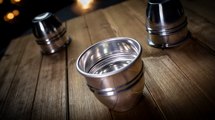 CUPS and BALLS Aluminum (Gimmicks and Online Instructions) by Murphy's Magic - Trick - Image 4