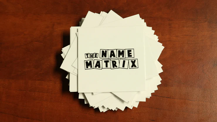 David Garrard and Jim Steinmeyer Present: Alan Wakeling's Name Matrix - Image 2