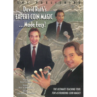 David Roth Expert Coin Magic Made Easy (3 Vol. set) - Video Download