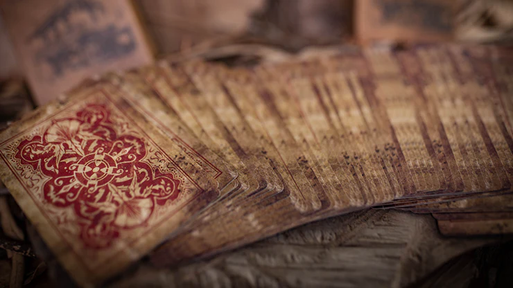 Deadwood Marked (Red) Playing Cards by Matthew Wright and Mark Bennett - Image 3