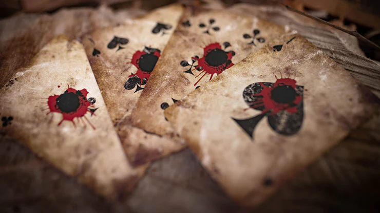 Deadwood Marked (Red) Playing Cards by Matthew Wright and Mark Bennett - Image 4