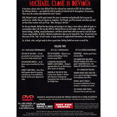 Devious Volume 2 by Michael Close and L&L Publishing - DVD - Image 2