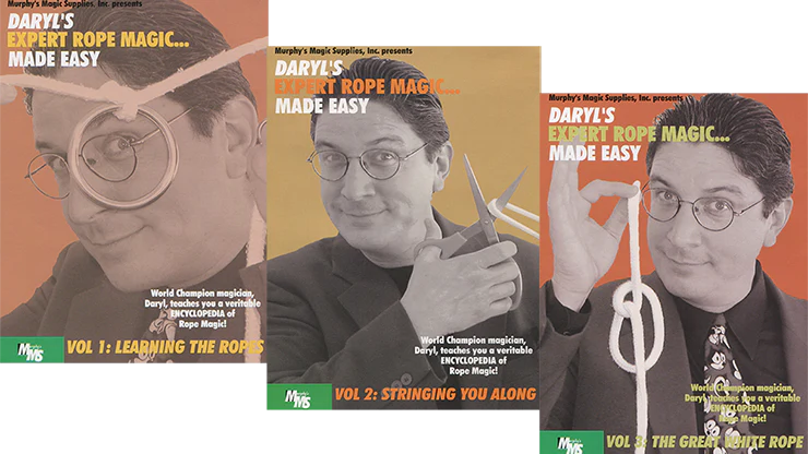 Expert Rope Magic Made Easy by Daryl - 3 Volume Combo - Video Download