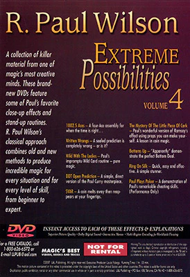 Extreme Possibilities Volume 4 by R. Paul Wilson - DVD - Image 2
