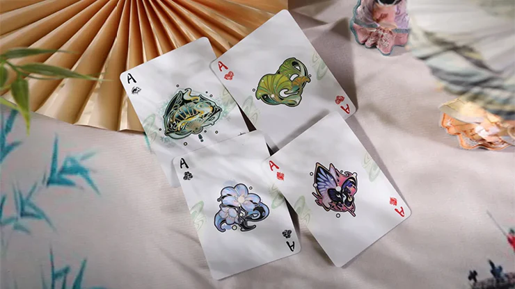Flower Moon V2 (Moonlight) Playing Cards by King Star - Image 3