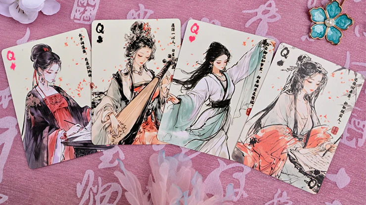 Four Beauties (XiShi) Playing Cards - Image 5