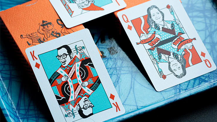 FRANKLIN BBQ CLASSIC ORANGE PLAYING CARDS - Image 4