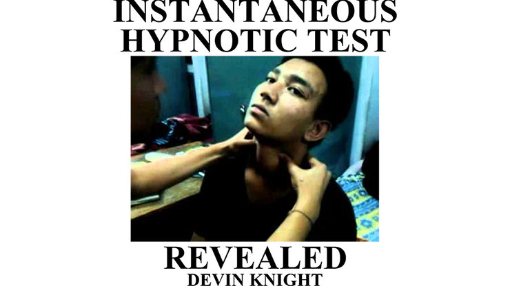 Instantaneous Hypnotic Test Revealed by Devin Knight -Â ebook
