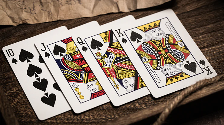 Jerry's Nugget (Icey Blue) Marked Monotone Playing Cards - Image 3