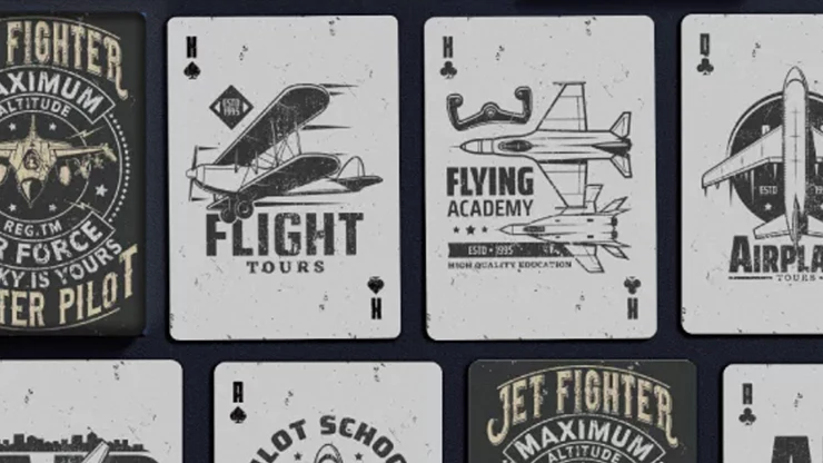Jet Fighter Playing Cards - Image 4