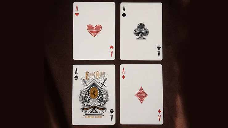 Kings Head (Purple and Rose) Playing Cards by Joker and the Thief - Image 4