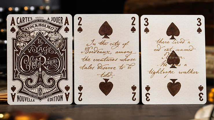 Le Voyage Du Chat Rouge Playing Cards by Stockholm17 - Image 2