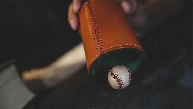 Leather Chop Cup with Balls (Brown) by TCC - Image 3