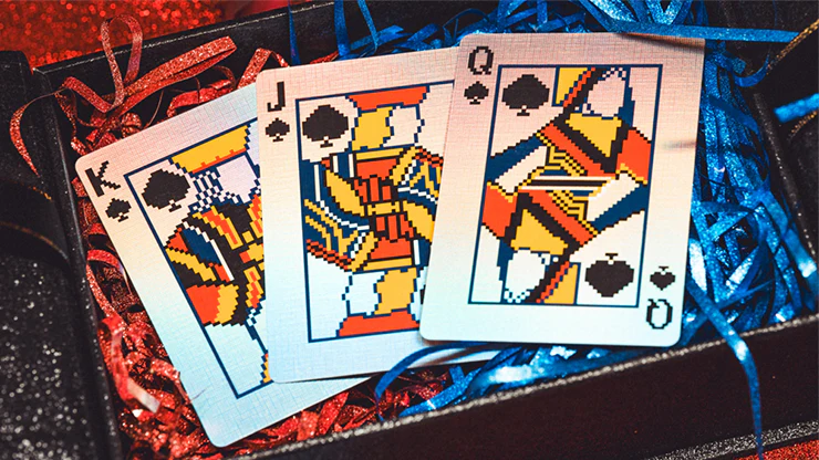 Limited Holographic Edition Surprise Deck V5 (Red) Playing cards by Bacon Playing Card Company - Image 4