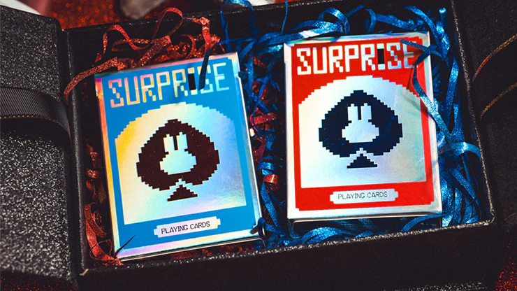 Limited Holographic Edition Surprise Deck V5 (Red) Playing cards by Bacon Playing Card Company - Image 6