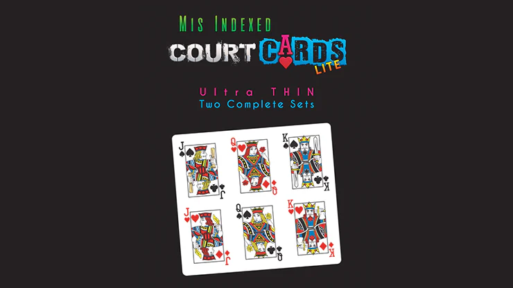 Mis-Indexed Court Cards (LIGHT) - Pack of 12 by Steve Dela - Trick