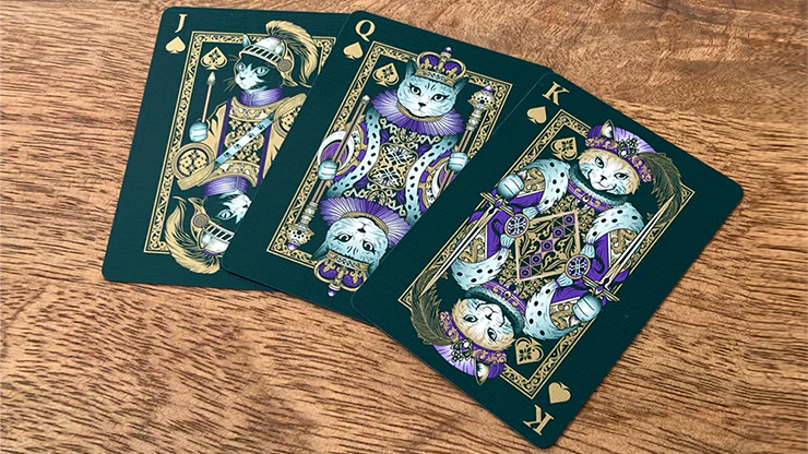 Neko Royal Green Playing Cards - Image 4