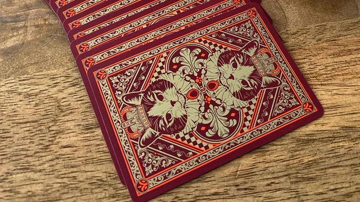 Neko Royal Red Playing Cards - Image 5