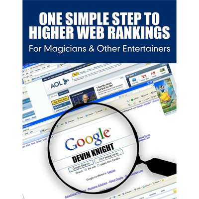 One Simple Step To Higher Web Rankings For Magicians by Devin Knight - ebook