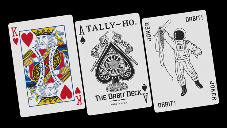 Orbit Tally Ho Circle Back (Blue) Playing Cards - Image 4