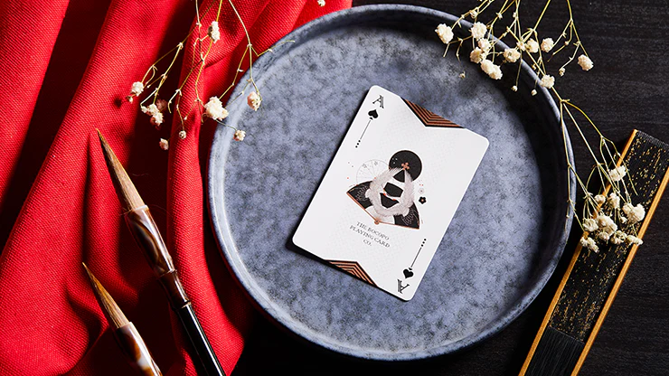 Oriental Memory Black playing Cards - Image 4