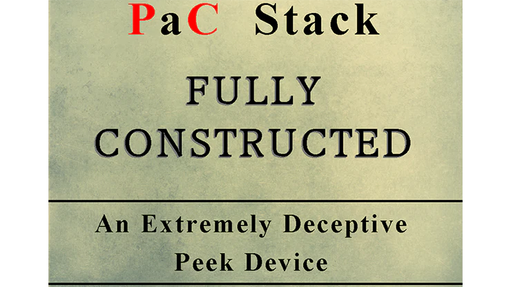 PaC Stack: Fully Constructed (Gimmicks and Online Instructions) by Paul Carnazzo - Trick