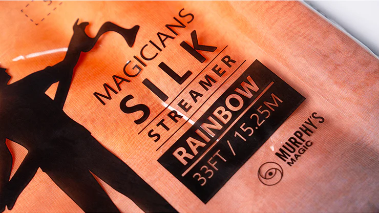 PRO SILK LARGE RAINBOW STREAMER 3.5 foot X 4 inch by Murphy's Magic - Image 2