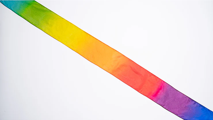 PRO SILK LARGE RAINBOW STREAMER 3.5 foot X 4 inch by Murphy's Magic - Image 3