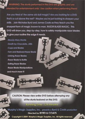Razor Blade Magic by Byrd & Coats - DVD - Image 2