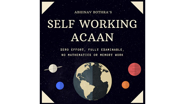 Self-Working ACAAN by Abhinav Bothra - Mixed Media Download