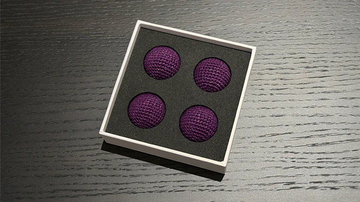 Shining Crochet Balls (Dark Purple) by JT Magic