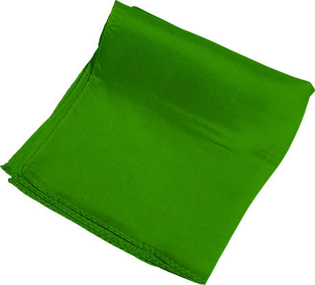 Silk 24 inch (Green) Magic by Gosh - Trick