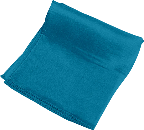 Silk 6 inch (Turquoise) Magic by Gosh - Trick