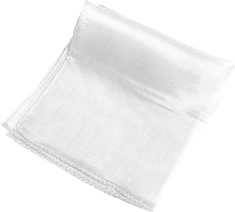 Silk 6 inch (White) Magic by Gosh - Trick